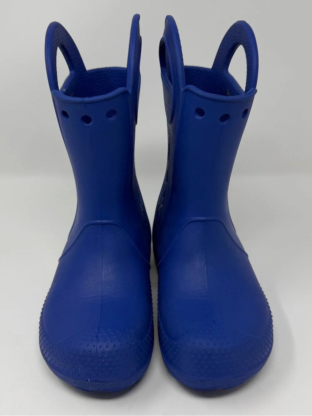 Crocs Kids' Blue Waterproof Rain Boots Sz. 13y